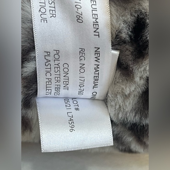 Animal Adventure White Gray & Black Leopard Print Plush 18” Soft Stuffed Animal - Picture 13 of 16